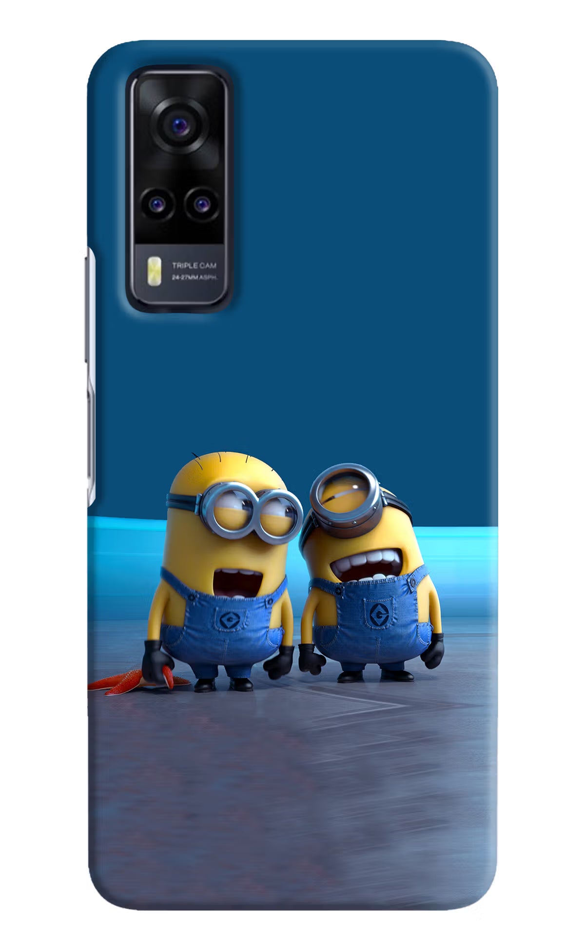 Minion Laughing Vivo Y31 Hard Case Back Cover by Casekaro
