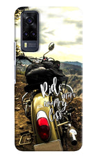 Ride More Worry Less Vivo Y31 Hard Case Back Cover by Casekaro