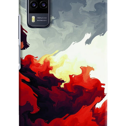 Fire Cloud Vivo Y31 Hard Case Back Cover by Casekaro