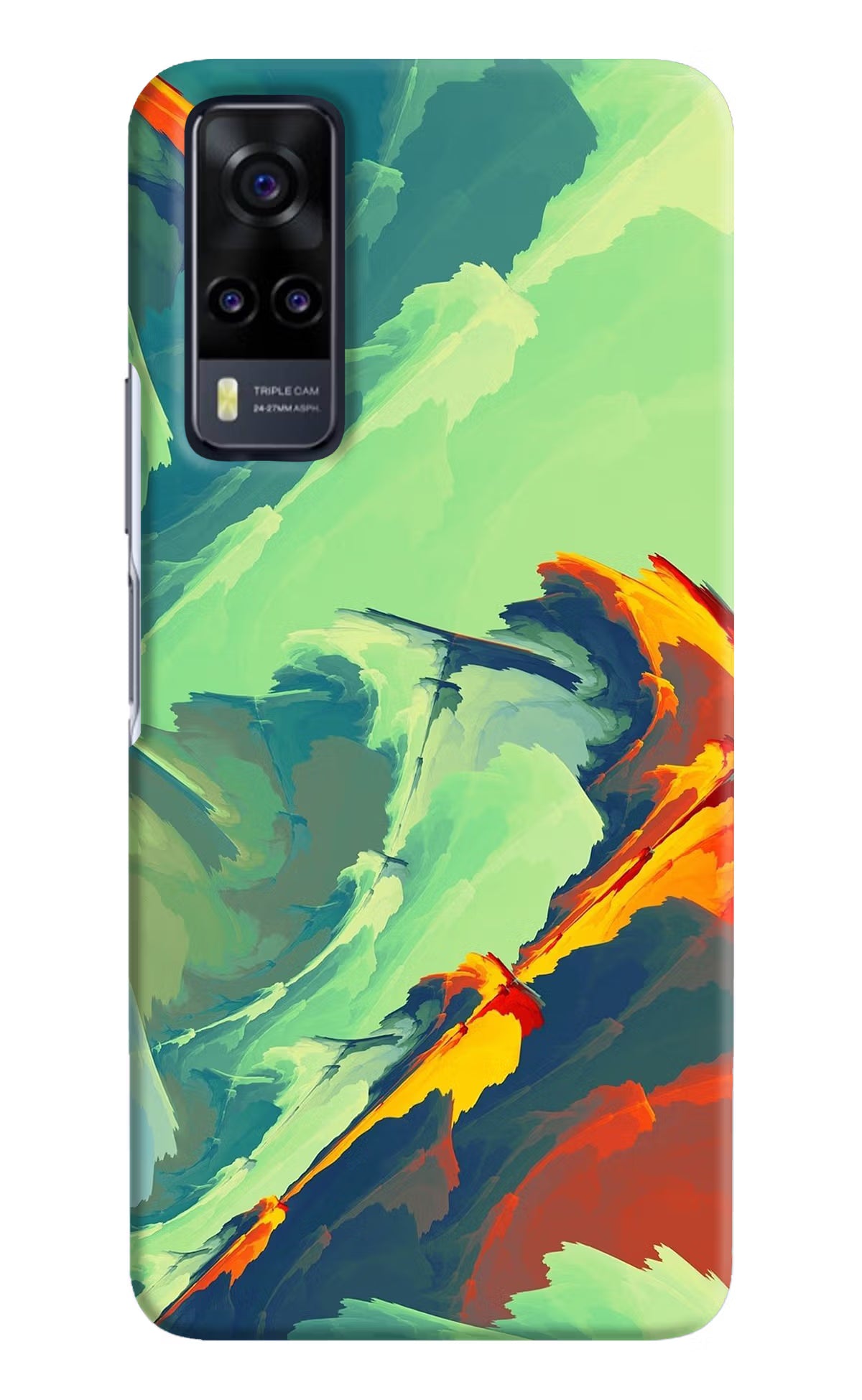 Paint Art Vivo Y31 Hard Case Back Cover by Casekaro