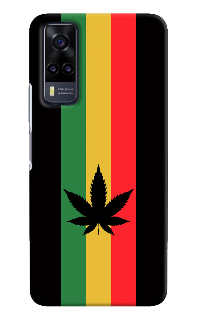 Weed Flag Vivo Y31 Hard Case Back Cover by Casekaro