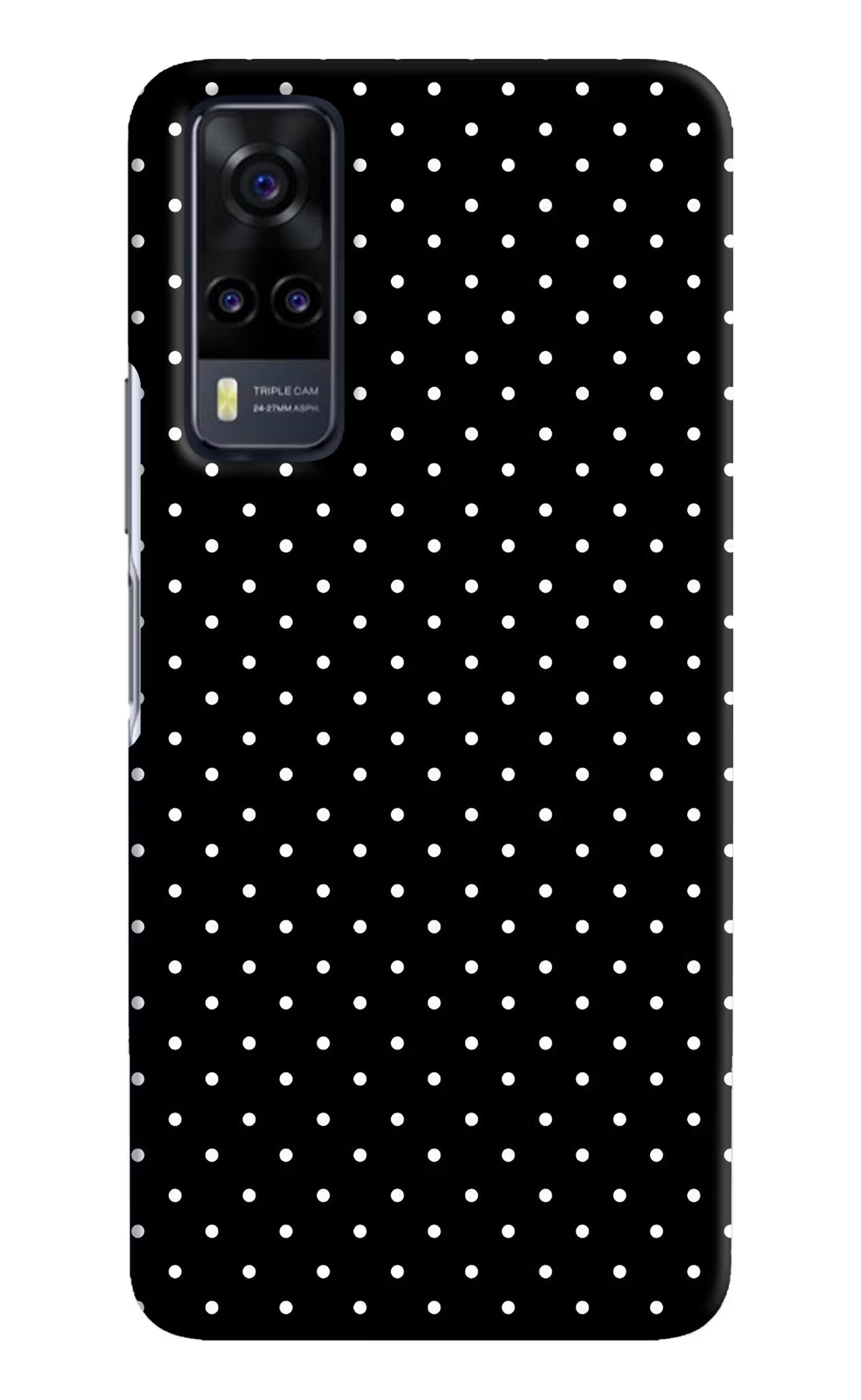 White Dots Vivo Y31 Hard Case Back Cover by Casekaro