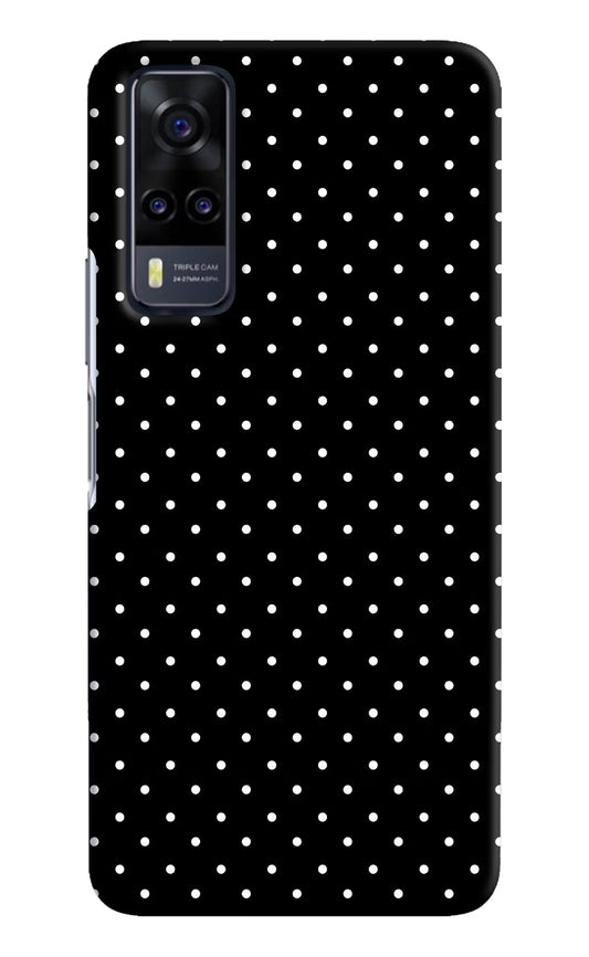 White Dots Vivo Y31 Hard Case Back Cover by Casekaro