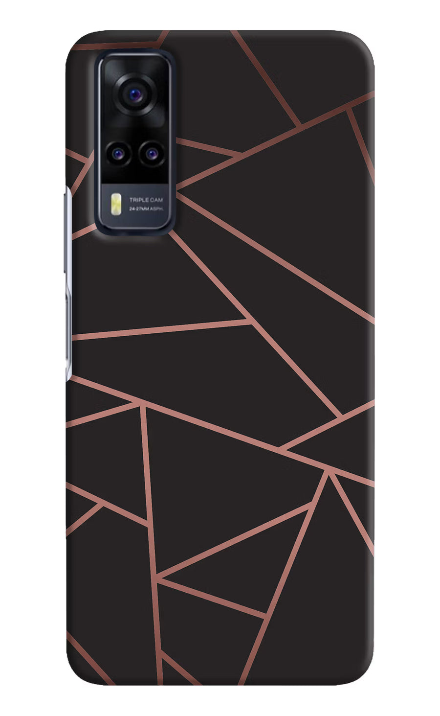 Geometric Pattern Vivo Y31 Back Cover, Hard case