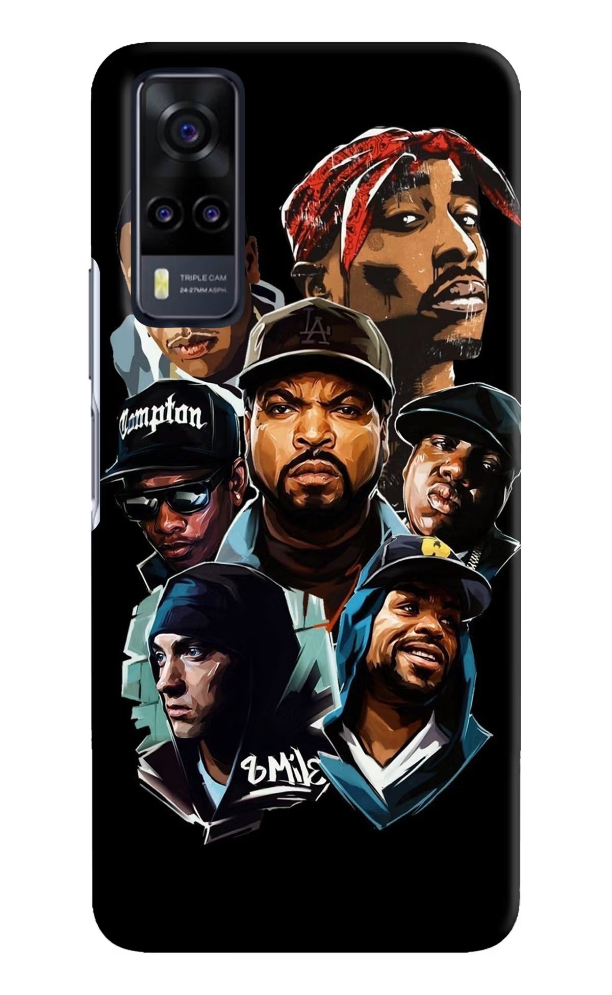 Rappers Vivo Y31 Hard Case Back Cover by Casekaro
