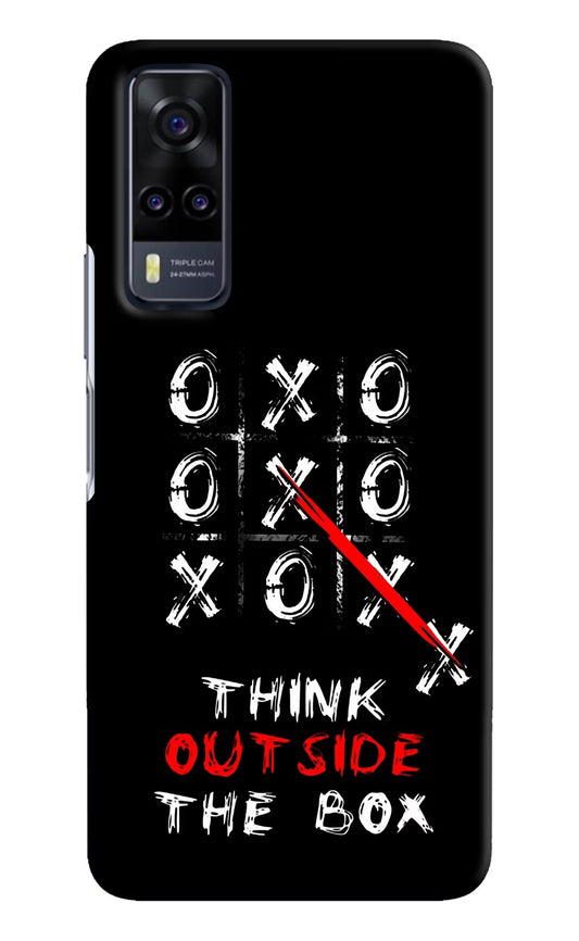 Think out of the BOX Vivo Y31 Hard Case Back Cover by Casekaro