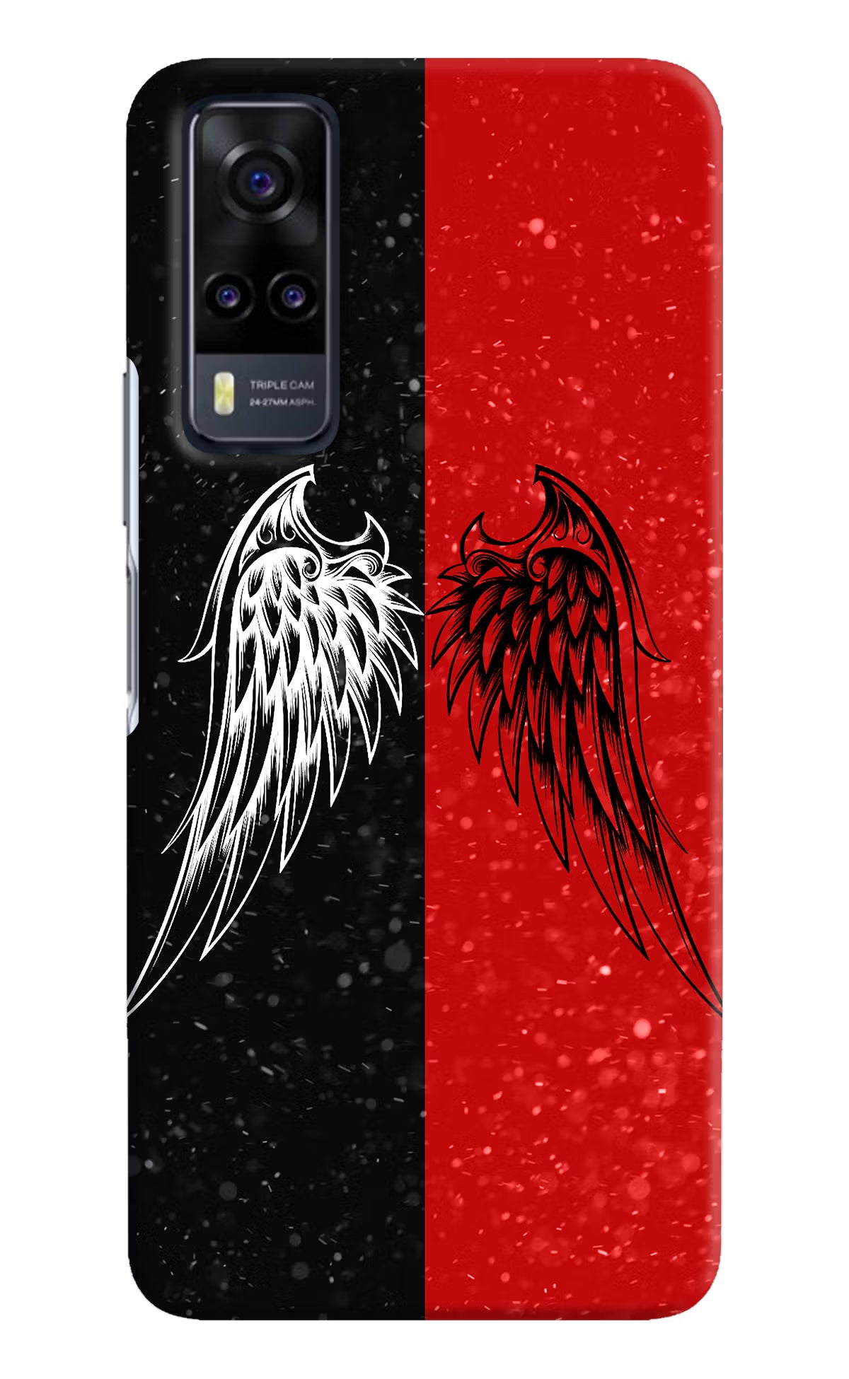 Wings Vivo Y31 Hard Case Back Cover by Casekaro