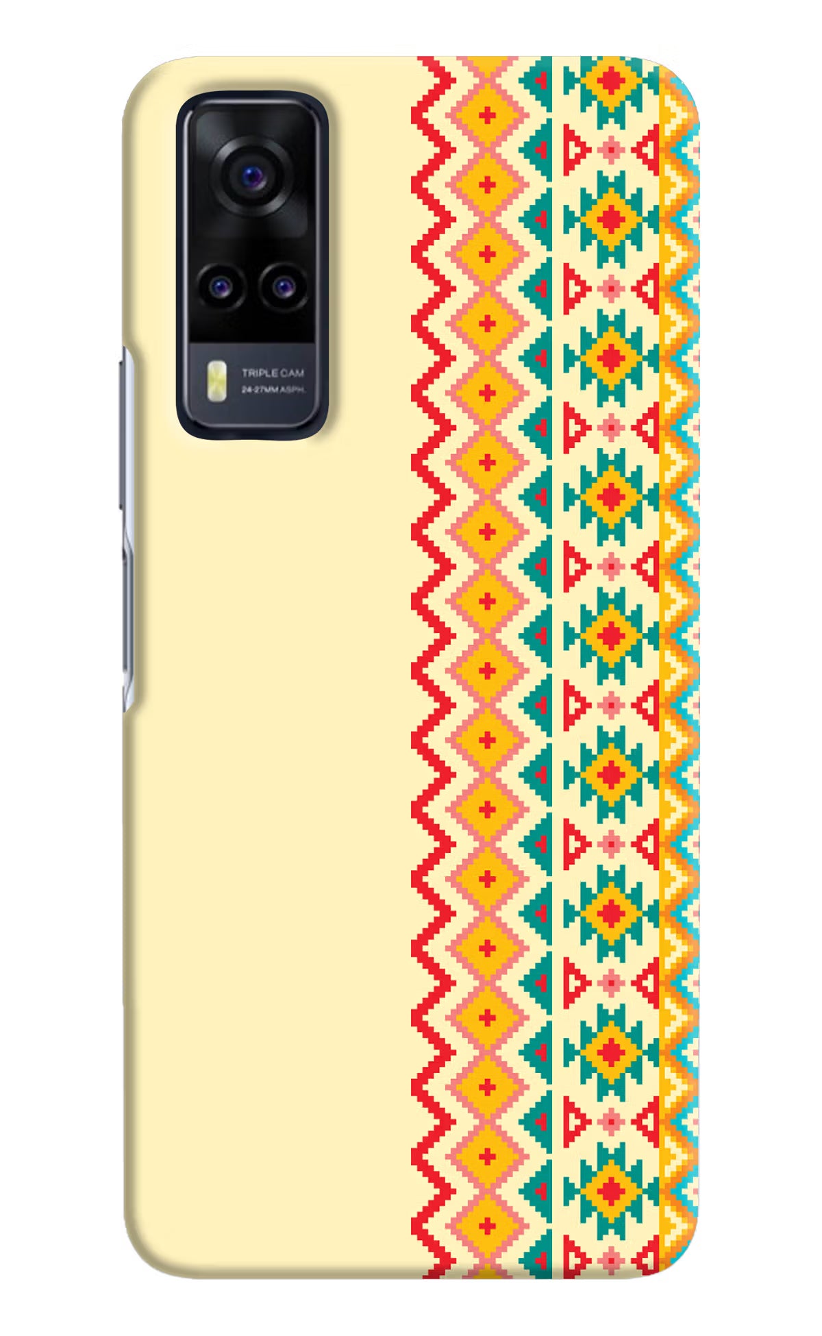 Ethnic Seamless Vivo Y31 Hard Case Back Cover by Casekaro