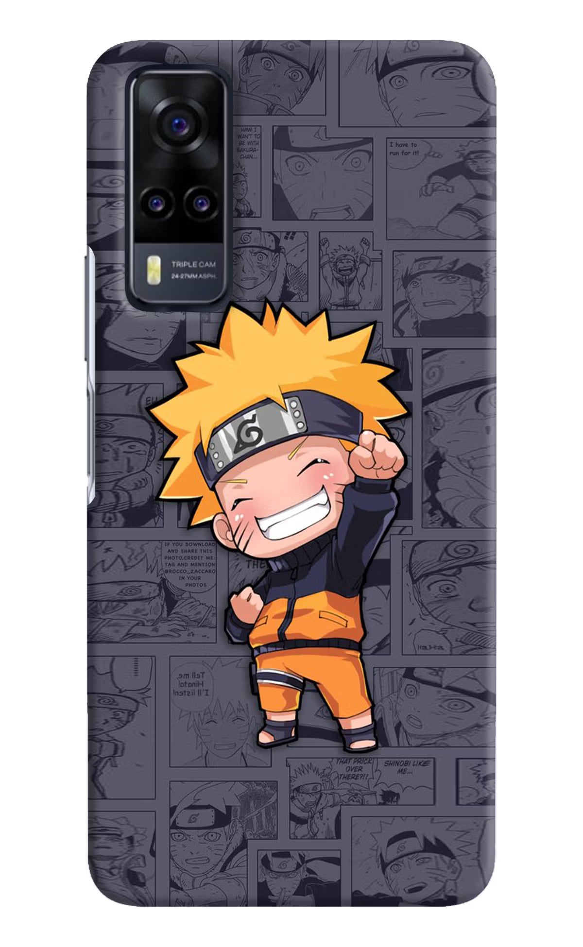 Chota Naruto Vivo Y31 Hard Case Back Cover by Casekaro