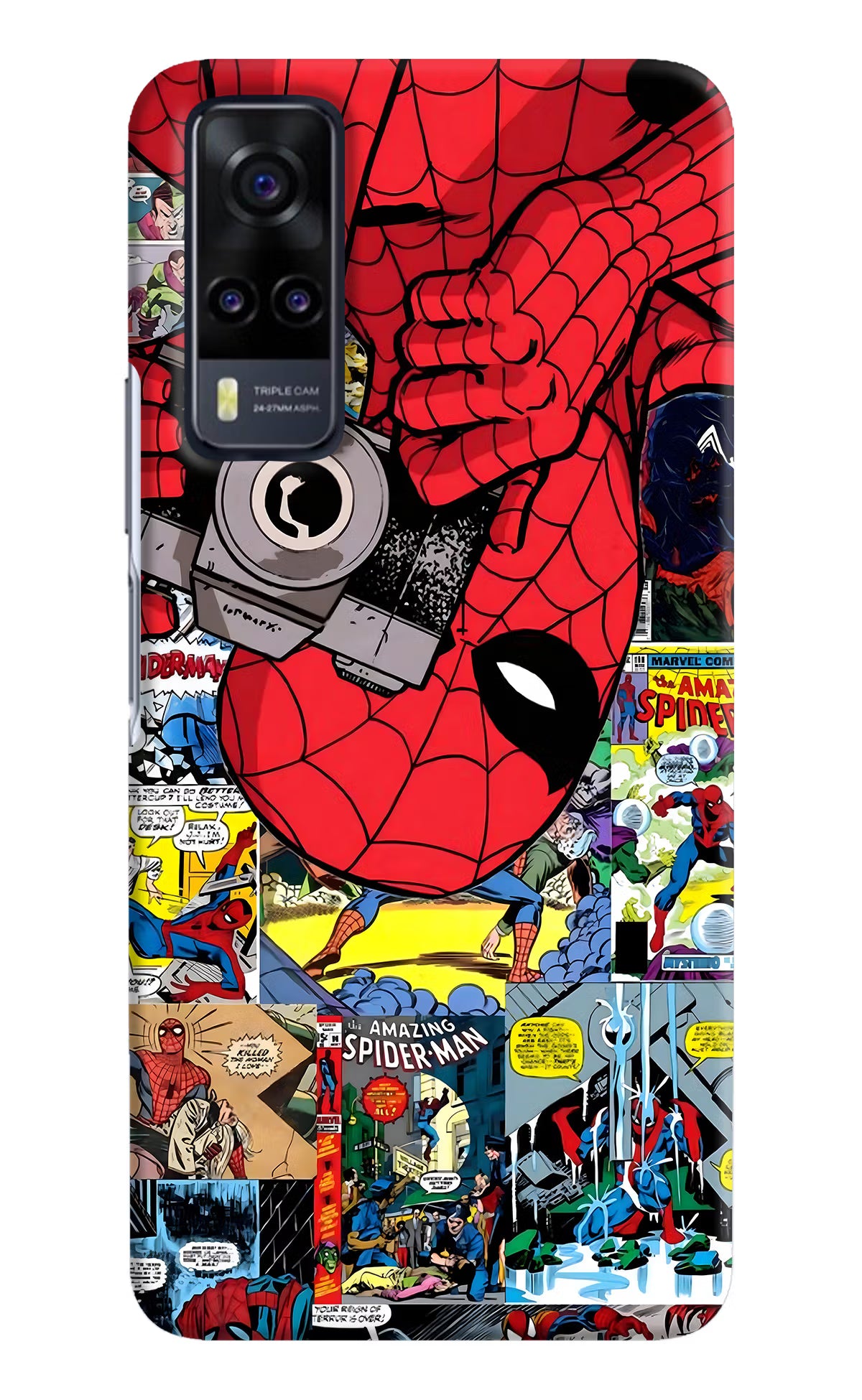 Spider Man Vivo Y31 Hard Case Back Cover by Casekaro