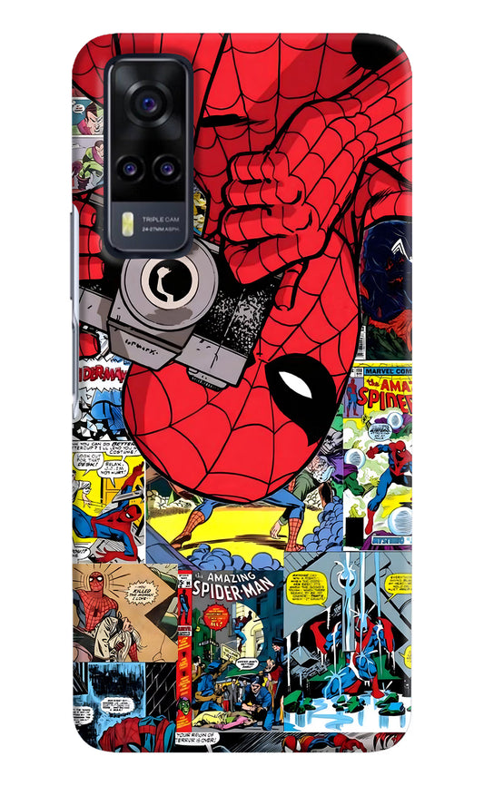 Spider Man Vivo Y31 Hard Case Back Cover by Casekaro