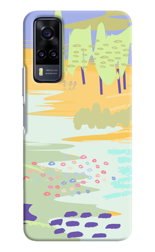 Scenery Vivo Y31 Hard Case Back Cover by Casekaro