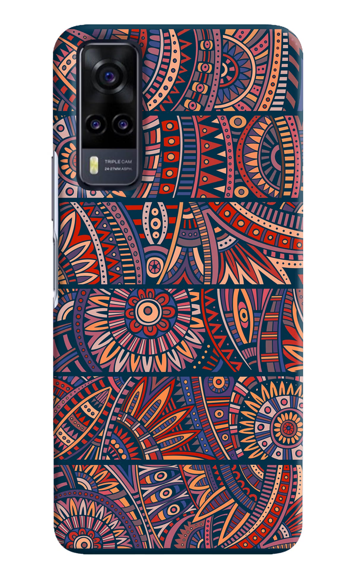 African Culture Design Vivo Y31 Hard Case Back Cover by Casekaro