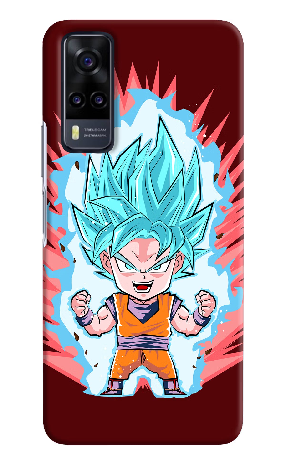 Goku Little Vivo Y31 Hard Case Back Cover by Casekaro