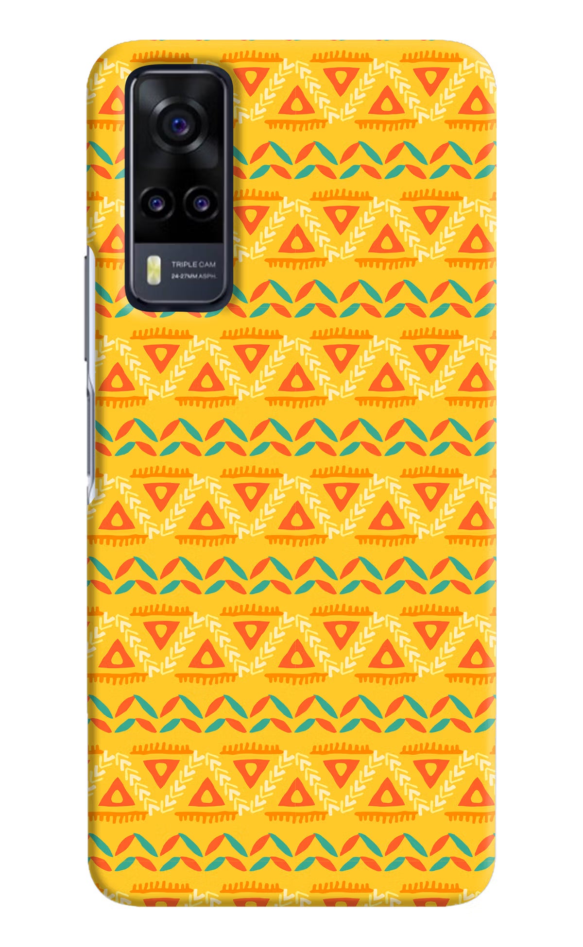 Tribal Pattern Vivo Y31 Hard Case Back Cover by Casekaro