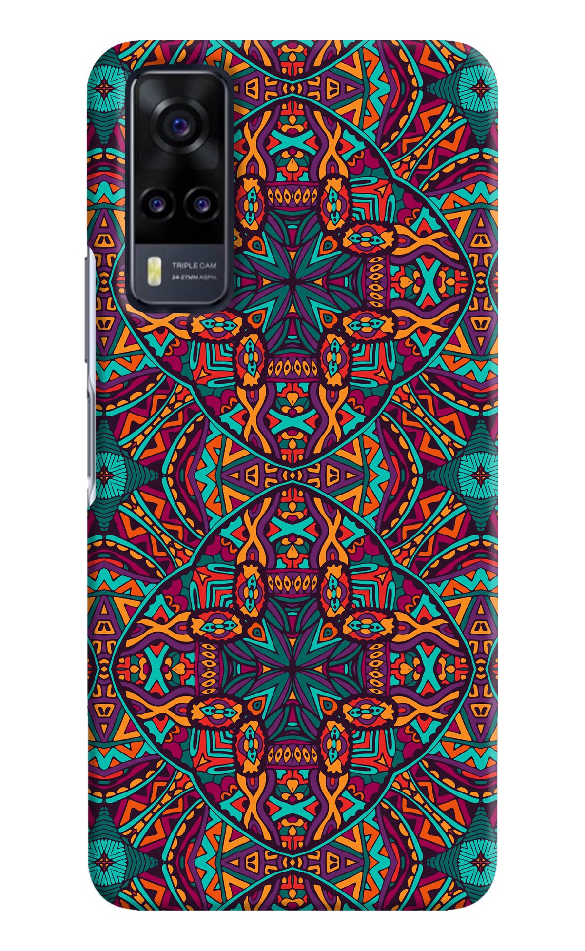 Colour Mandala Vivo Y31 Hard Case Back Cover by Casekaro
