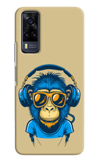 Monkey Headphone Vivo Y31 Hard Case Back Cover by Casekaro