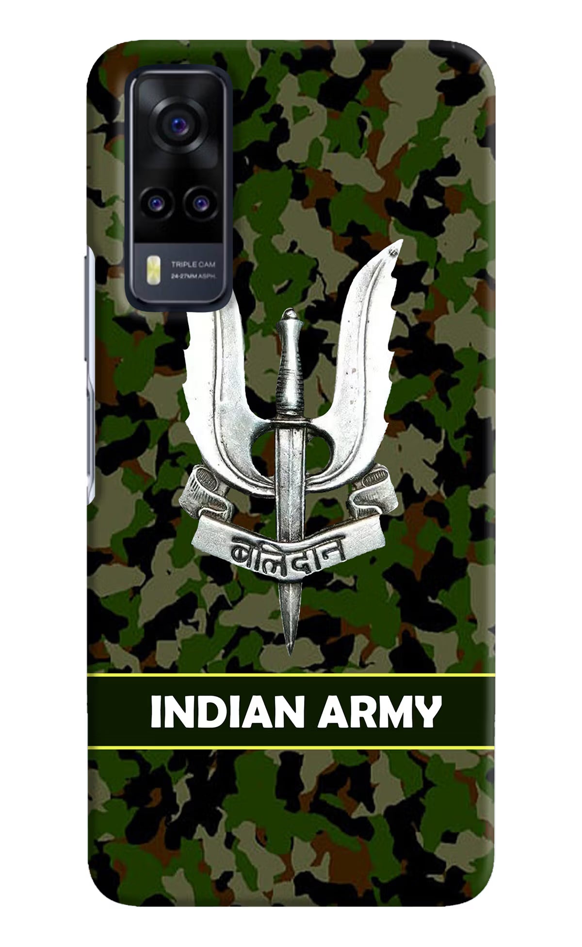 Balidan Indian Logo Vivo Y31 Hard Case Back Cover by Casekaro
