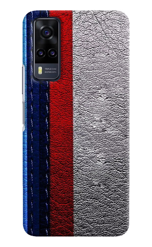 BMW Stripes Vivo Y31 Hard Case Back Cover by Casekaro