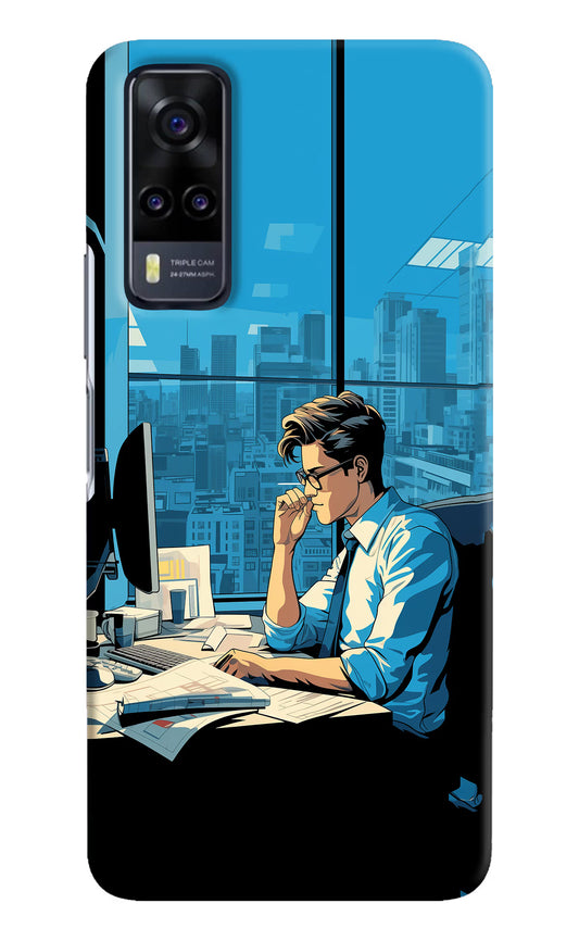 Focused Hustler (AI Generated) Vivo Y31 Hard Case Back Cover by Casekaro