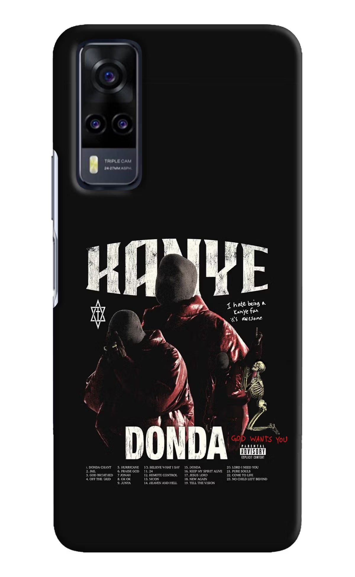 Donda Kanye West Vivo Y31 Hard Case Back Cover by Casekaro