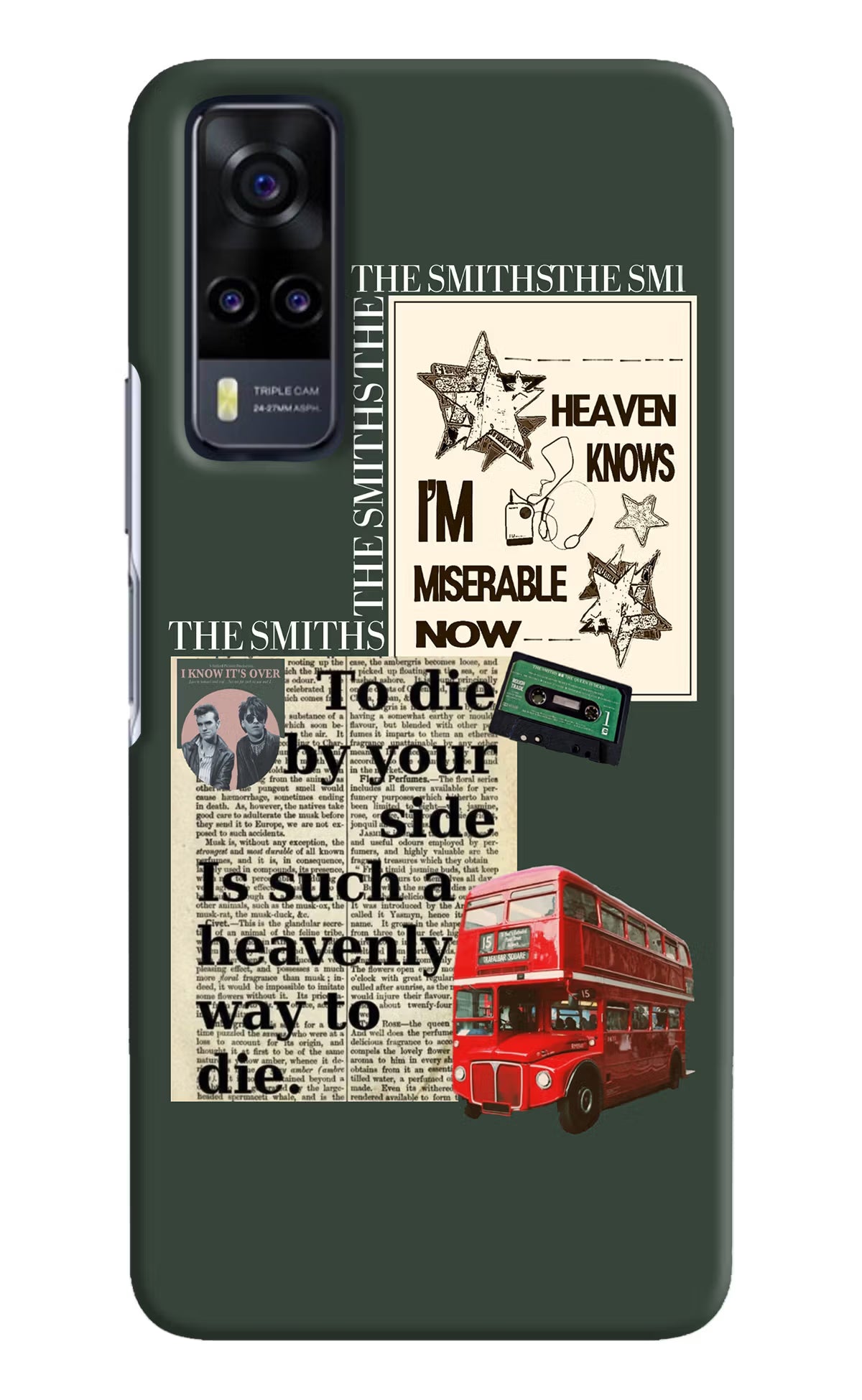 The Smiths Vivo Y31 Hard Case Back Cover by Casekaro