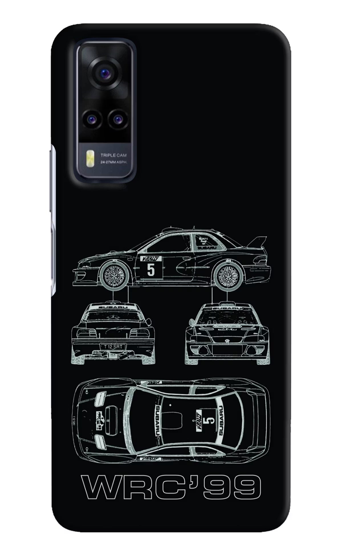 WRC'99 Vivo Y31 Hard Case Back Cover by Casekaro