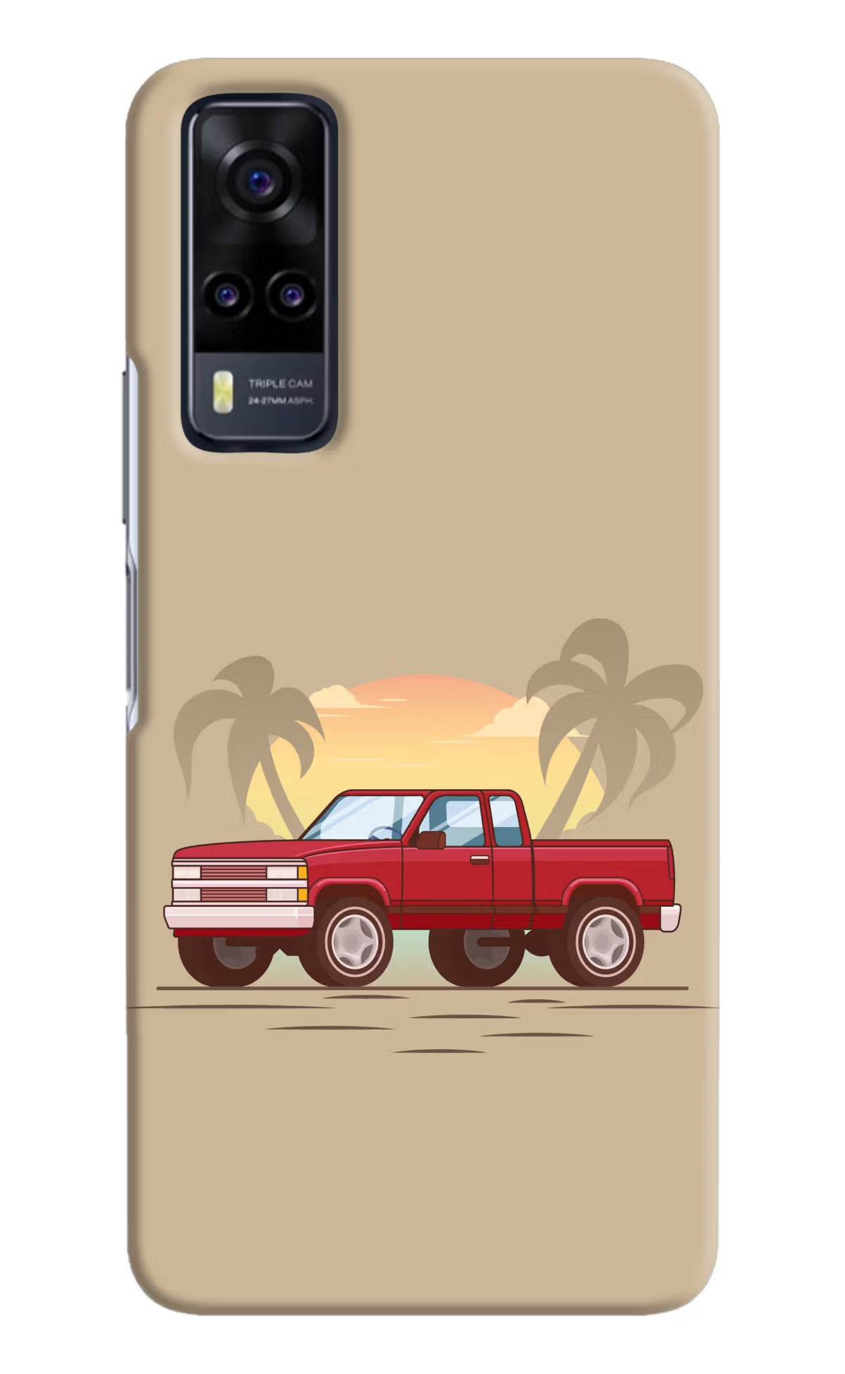 Desert Classic Drive Vivo Y31 Hard Case Back Cover by Casekaro