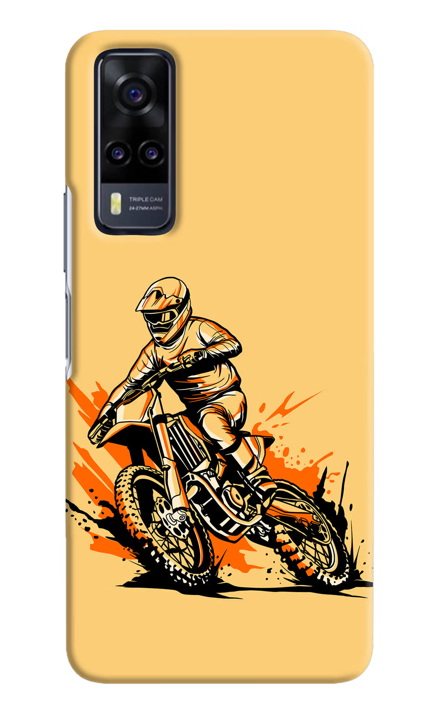 Off-Road Fury Vivo Y31 Back Cover, Hard case