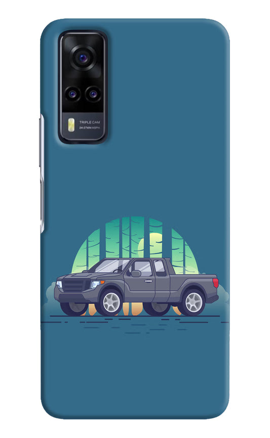 Retro Garage Vibe Vivo Y31 Hard Case Back Cover by Casekaro