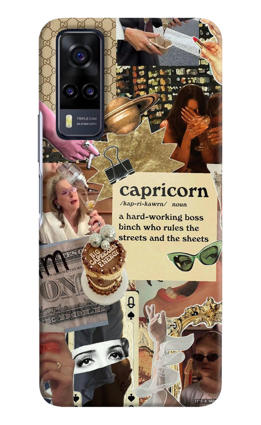 Capricorn Zodiac Vivo Y31 Hard Case Back Cover by Casekaro