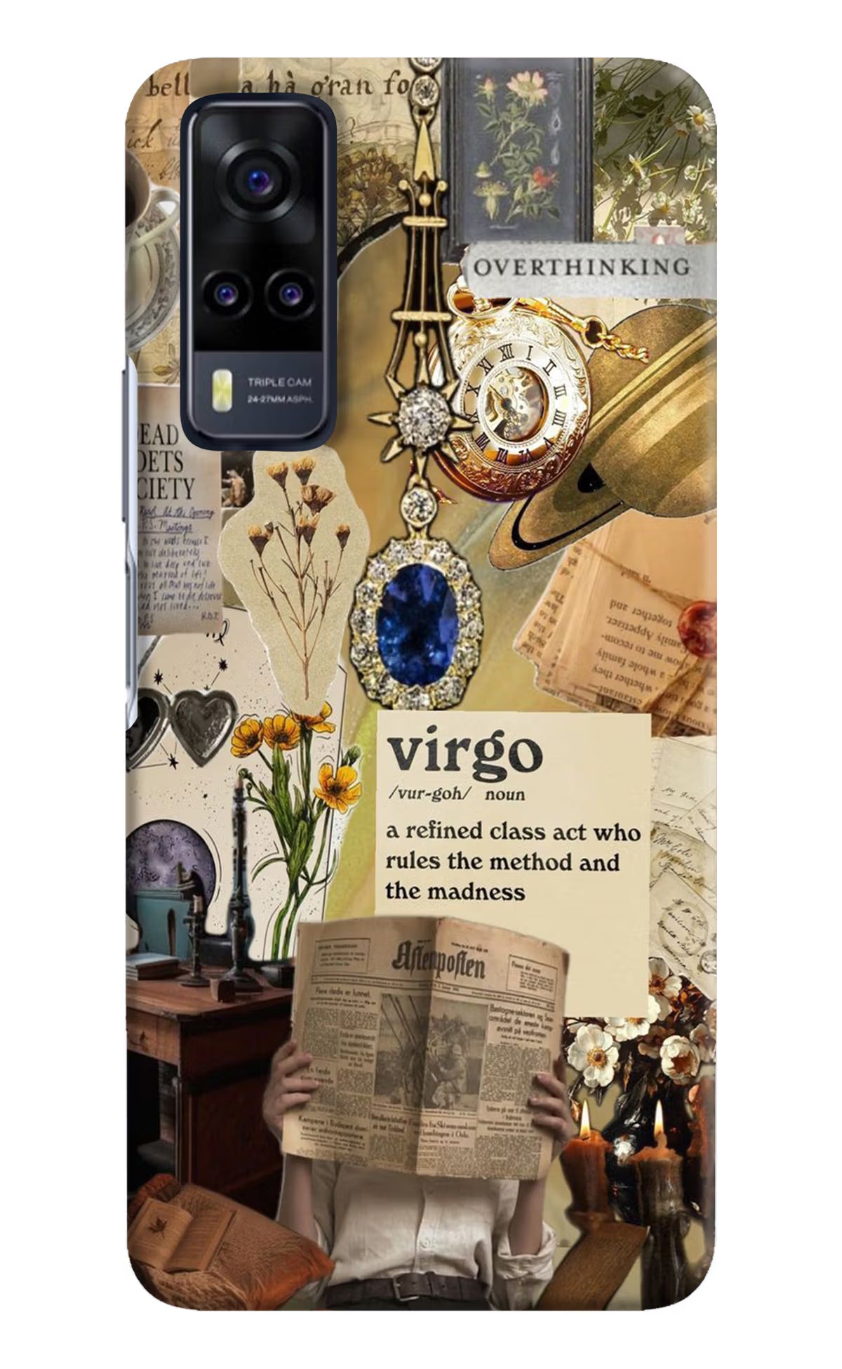 Virgo Zodiac Vivo Y31 Hard Case Back Cover by Casekaro