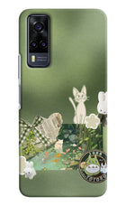 Aesthetic anime Vivo Y31 Hard Case Back Cover by Casekaro