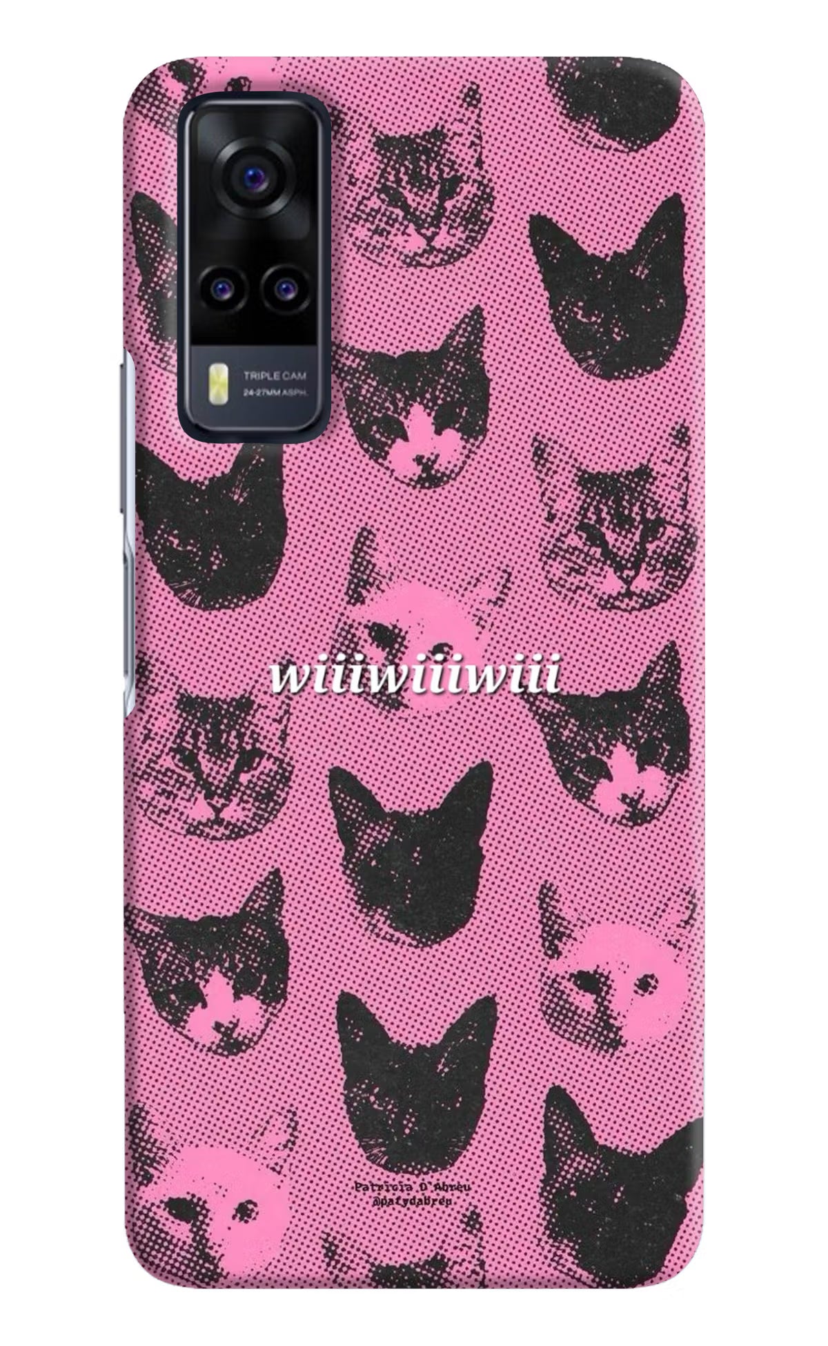 Pink Cats Vivo Y31 Back Cover
