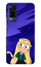 Star Glow Vivo Y31 Hard Case Back Cover by Casekaro