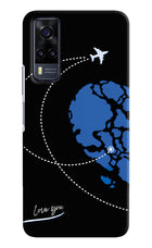Love Orbit Vivo Y31 Hard Case Back Cover by Casekaro