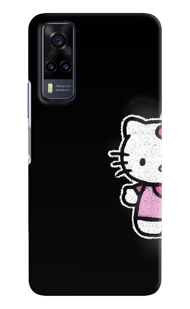 Kitty Charm Vivo Y31 Hard Case Back Cover by Casekaro