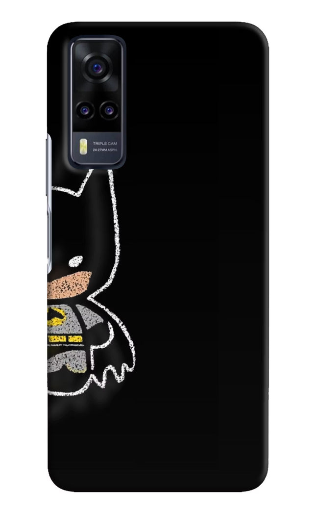Bat Kitty Vivo Y31 Hard Case Back Cover by Casekaro