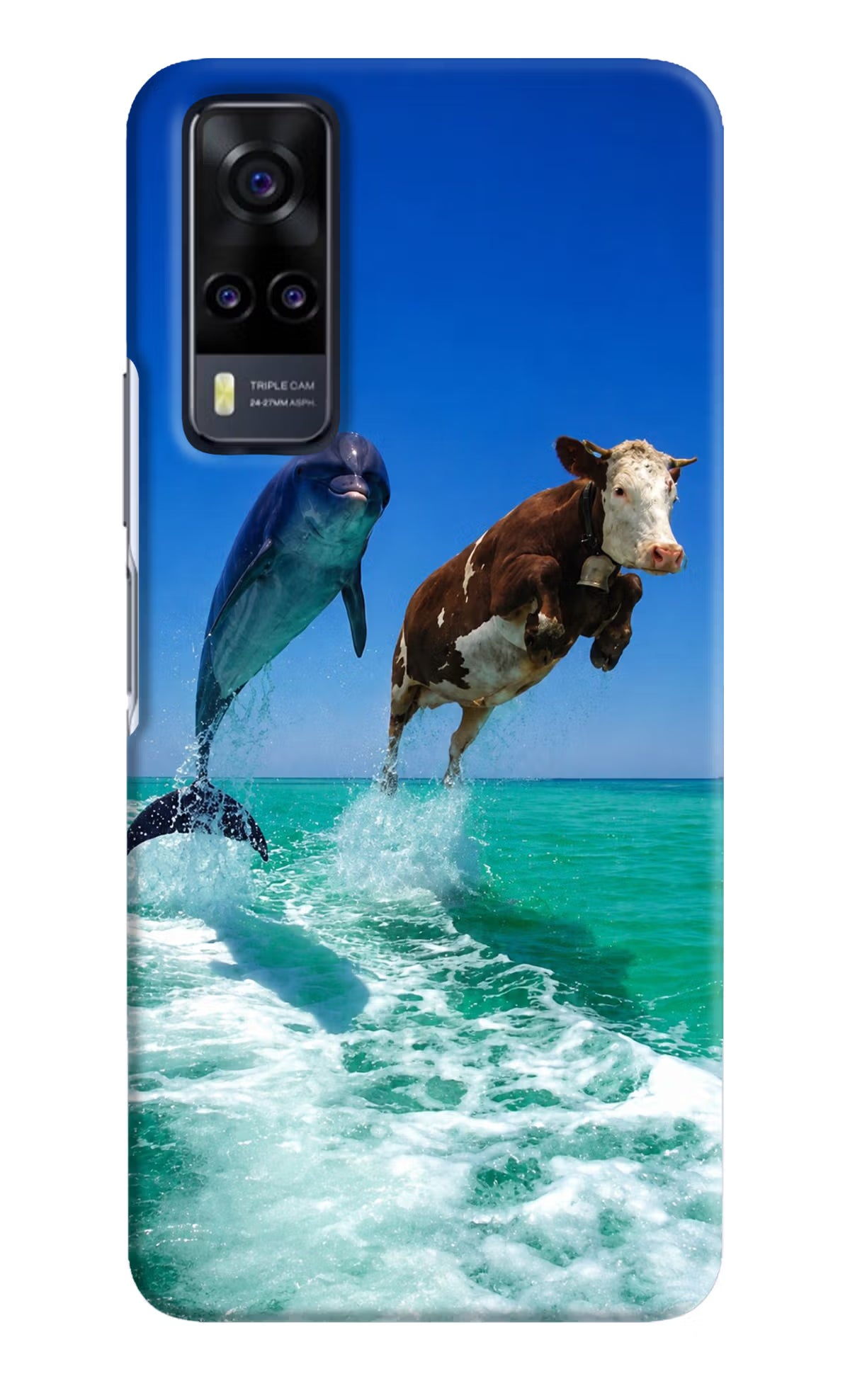 Dolphin vs Cow Vivo Y31 Back Cover