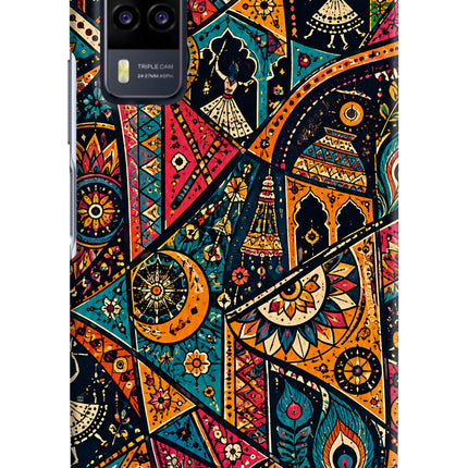 Folk Print Vivo Y31 Back Cover
