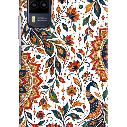 White Mayura Vivo Y31 Hard Case Back Cover by Casekaro