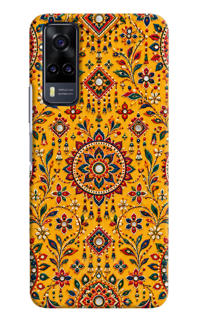 Sunlit Aura Vivo Y31 Hard Case Back Cover by Casekaro