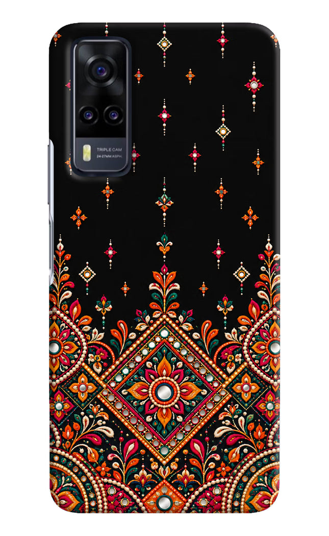 Noir Mehfil Vivo Y31 Hard Case Back Cover by Casekaro