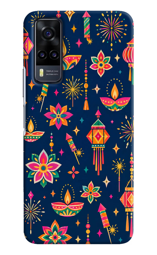 Festive Pop Vivo Y31 Hard Case Back Cover by Casekaro