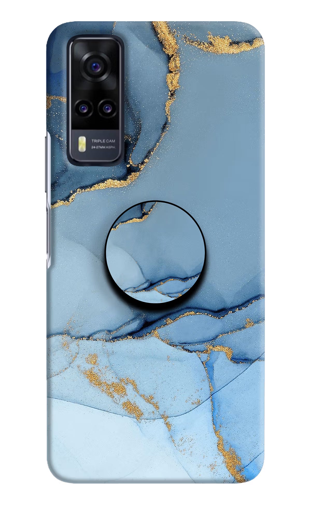 Blue Marble Vivo Y31 Pop Case by Casekaro