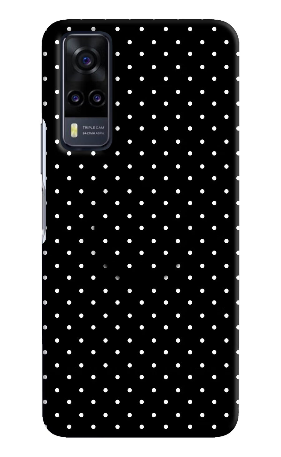 White Dots Vivo Y31 Pop Case, Hard case