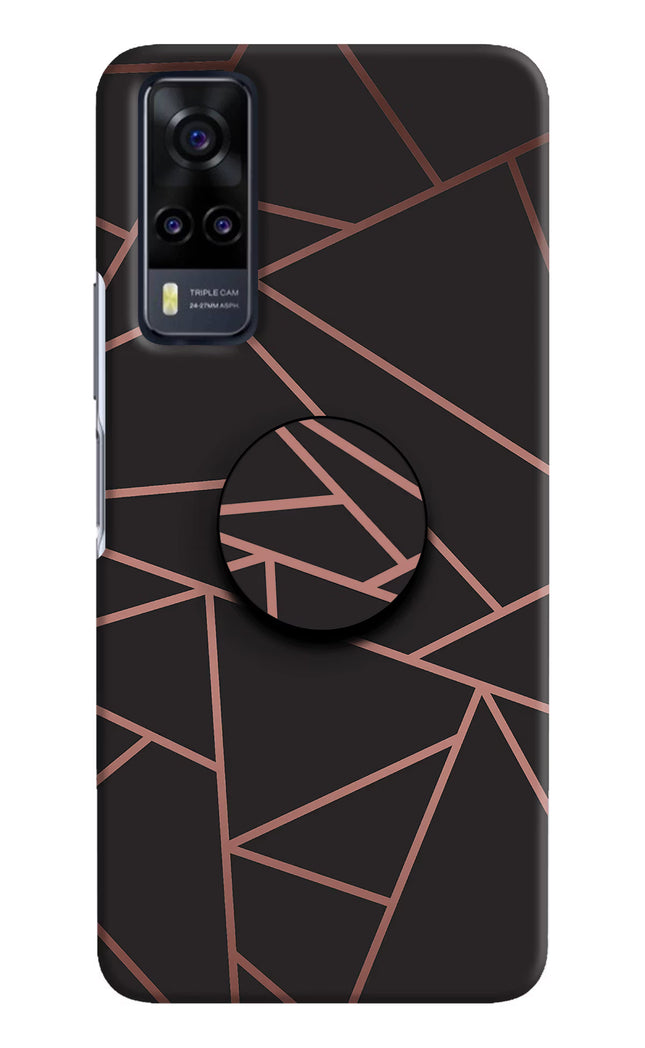Geometric Pattern Vivo Y31 Pop Case by Casekaro