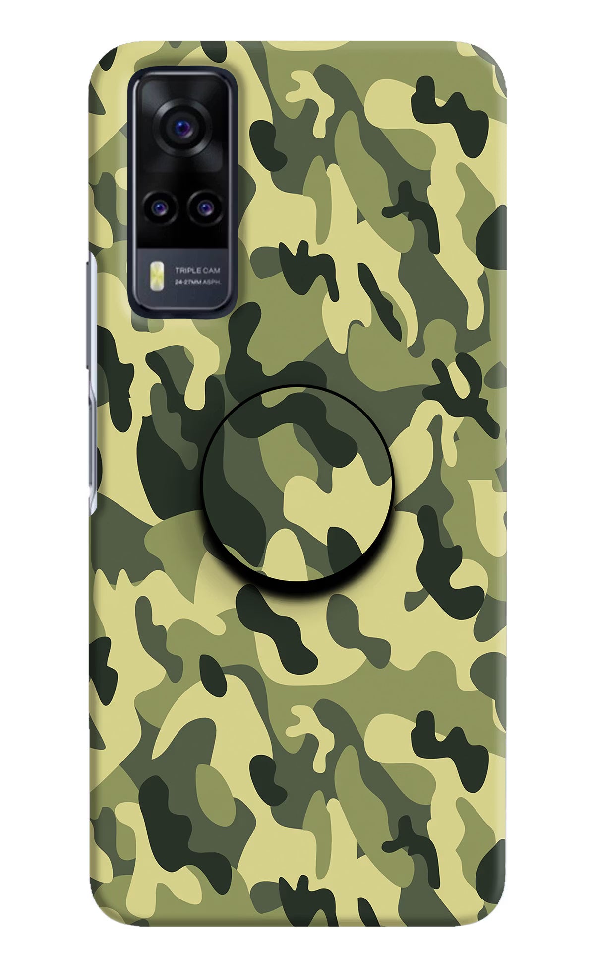 Camouflage Vivo Y31 Pop Case by Casekaro