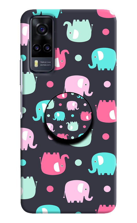 Baby Elephants Vivo Y31 Pop Case by Casekaro