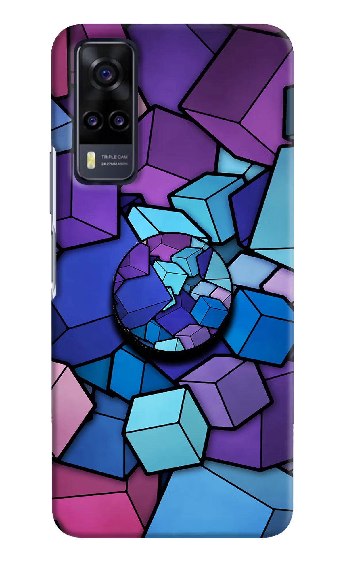 Cubic Abstract Vivo Y31 Pop Case by Casekaro